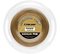 Signum Pro Firestorm Cordage de raquette de tennis 100 m x 1,25 mm Or