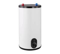 SIGO - Chauffe-eau instantané 230 V, chauffe-eau électronique compact, bureau, atelier, maison de vacances, magasin, locaux de services - Raccordement supérieur, 15 l, 2000 W - MILANO blanc