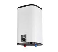 SIGO - Chauffe-eau instantané 230 V, chauffe-eau électronique compact, bureau, atelier, maison de vacances, magasin, locaux de services - Raccordement inférieur, 20 l, 2000 W - NAPOLI blanc