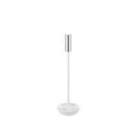 Sigor Licht Nucandle Akku Tischleuchte, blanc céramique / chrome