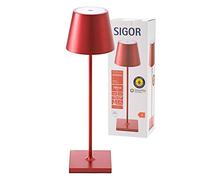 Sigor Nuindie 2.0 lampe, sans fil, rechargeable - rouge cerise