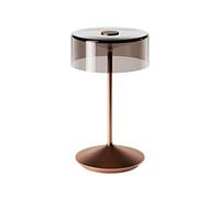SIGOR Numotion - Lampe de table LED à intensité variable pour l'intérieur et l'extérieur - IP54 - Protection contre les éclaboussures - Hauteur : 26,5 cm - Rechargeable avec Easy Connect - Durée