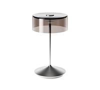 SIGOR Numotion - Lampe de table LED rechargeable dimmable pour intérieur et extérieur, IP54 protégée contre les projections d'eau, hauteur 26,5 cm, rechargeable avec Easy Connect, durée de lumière 12