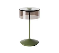 SIGOR Numotion - Lampe de table LED réglable pour intérieur et extérieur, IP54, résistante aux éclaboussures, hauteur 26,5 cm, rechargeable avec Easy Connect, autonomie de 12 heures, couleur vert
