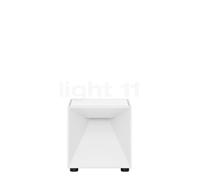 SIGOR Nutalis mini Lampe de table LED à intensité variable en forme de cube pour l'intérieur et l'extérieur, IP54, protection contre les projections d'eau, hauteur 8 cm, rechargeable avec puk facile à