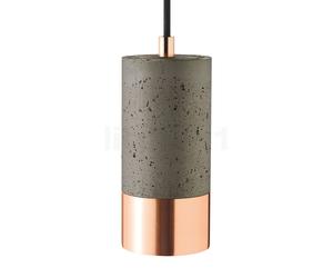 Sigor Upset Concrete Suspension béton foncé/anneau cuivre