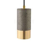Sigor Upset Concrete Suspension béton foncé/anneau doré