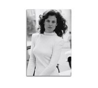 Sigourney WeaverFamous Figurines de cinéma et de télévision Pop Music Poster Décoration sur toile Impression photo signature Décoration d'intérieur 50 x 75 cm sans cadre style 7