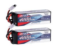 SIGP 4S 14.8V Lipo Battery 4000mAh 100C Soft Case with Deans XT60 Plug for RC Car Truck Boat Vehicles Tank Buggy Racing Hobby 2 Packs