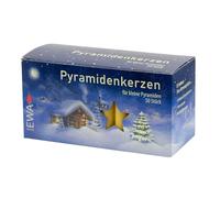 Sigro Bougies Pyramides, en Cire, Cire, Naturel, 1.4 x 1.4 x 7.4 cm