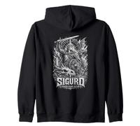 Sigurd Dragon Blood Destiny Rune Warrior Sweat à Capuche