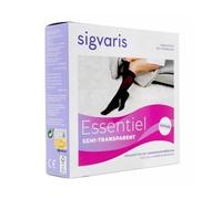 Sigvaris Essentiel Semi-Transparent Bas Auto-Fixants Classe 2 Normal Taille M Naturel