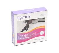 Sigvaris 2 Essentiel Chaussette Semi Transparent Noir SN 1 Paire