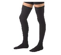Sigvaris Essentiel Microfibre Homme Bas Auto-Fixants Classe 2 Normal Taille M Noir