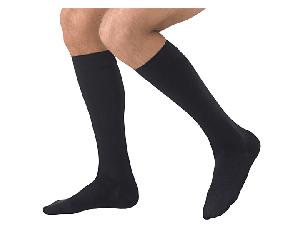 Sigvaris Essentiel Microfibre Homme Chaussettes Classe 2 Long Taille L Noir