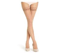 Sigvaris Styles Transparent Bas Auto-Fixants Classe 2 Normal Taille M Beige 130