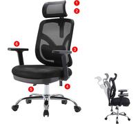 chaise de bureau SIHOO chaise de bureau ergonomique noir Noir