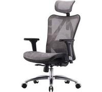 SIHOO chaise de bureau ergonomique charge max. 150kg gris/noir Gris G