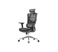 SIHOO chaise de bureau ergonomique soutien lombaire rembourré noir