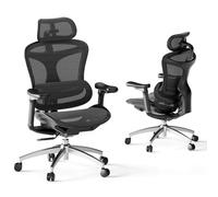 SIHOO Doro C300 Chaise de Bureau Ergonomique, Accoudoirs 3D Ultra Doux, Support Lombaire Dynamique, Dossier Réglable pour Bureau à Domicile (Noir)