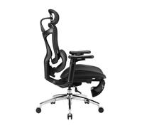 SIHOO Doro C300 Chaise de Bureau Ergonomique, avec Soutien Lombaire Dynamique, accoudoirs 3D et Dossier réglable, Repose-Pieds pour Un Confort accru, Noir(150 kg)