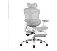 Doro C300 Chaise de Bureau Ergonomique avec Soutien Lombaire Dynamique, avec Repose-pieds Blanc