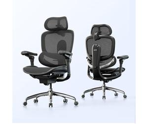 SIHOO Doro C300 Pro V2 Chaise de Bureau, Soutien Adaptatif Complet, Noir | Accoudoirs 8D, Maille Respirante, Inclinaison à 135°, Dossier Haut, Pour de Longues Sessions de Travail