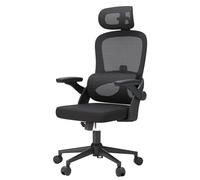 SIHOO M102C Chaise de Bureau, Chaise Ergonomique Fauteuil de Bureau Dossier Haut, Chaise de Bureau Grande et Haute avec accoudoirs rabattables, Soutien Lombaire réglable, Chaise avec appuie-tête，Noir