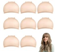 SiHuiTu Skinlike Lot de 4 bonnets de perruque HD invisibles et transparents, respirants, ultra fins et extensibles pour perruques avec dentelle frontale, bonnet chauve pour femme (6 pièces)