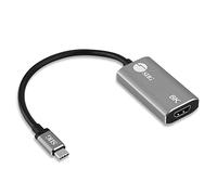 SIIG Adaptateur de type C vers HDMI 8K, entrée USB-C vers sortie HDMI, unidirectionnel, prend en charge 8K 60Hz et 4K 120Hz avec HDR et DSC, compatible Thunderbolt 3, pour moniteur/TV/écrans (CB-TC0L11-S1)