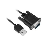 SIIG Adaptateur USB vers série, USB 2.0 vers RS-232 mâle DB9 à 9 broches, 1 m, chipset FTDI FT232, 250 Kbps, or 24 carats, conforme TAA, protection ESD, pour Windows et Mac (JU-CS0311-S1)