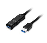 SIIG Câble répéteur actif USB 3.0 de 10 m, câble d'extension USB pour clé USB, disque dur, VR, imprimante, appareil photo (JU-CB0611-S1)