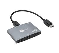 SIIG Répartiteur DisplayPort 3 ports MST Hub 4K - 1 entrée 3 sorties DP 1.4 vers DP Multi moniteur Splitter avec entrée DP femelle - Ne convient pas pour MacOS (CE-DP0S11-S1)
