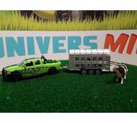 SIK1998 - DODGE RAM 1500 + bétaillère + vache - Siku - 1/50