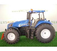 Siku Tracteur New Holland T8.390 1:32 Métal/Plastique Bleu Direction à fusée et attelages