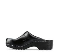 Sika 148 Sabots de loisirs traditionnels ouverts sans embout et coupe large - Noir - Noir , 42 EU