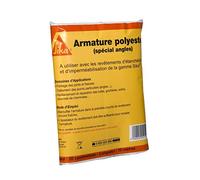 SIKA - Armature pour renforcement de rêvetements souples spécial angle - Sikarmature Blanc - Combler les joints et les fissures - Renfort et réparation de carrelage - 10m X 20cm