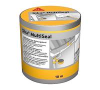 SIKA - Bande d'étanchéité autocollante pour la réparation de toiture/gouttière Multiseal Aluminium - Multisupports - Résistant aux UV/Déchirure - Pose facile - Peut-être peint - 150mm x 10m
