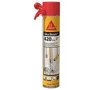 SIKA Boom 420 Fire PU Mousse anti-incendie pour intérieur mur et joints de sol jusqu'à 180 min résistant au feu 750 ml