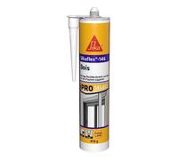 Sika Mastic colle bois Sikaflex 146 – Blanc – 290 ml, pour bois et maçonnerie, intérieur et extérieur