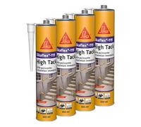 SIKA - Colle puissante - Sikaflex-119 High Tack Purform blanc - Collage d’objets lourds - Intérieur et extérieur - Maintien immédiat élevé - 300 ml (Lot de 4)