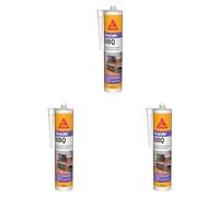 SIKA - Colle spéciale assemblage de petits barbecues en pierre - SikaColle BBQ Beige Clair - Extérieur - Bonne résistance à l'humidité et à la chaleur - Sans solvant - 500g (Lot de 3)