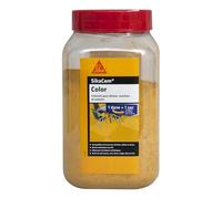 SIKA - Colorant en poudre pour ciment/chaux/plâtre - SikaCem Color Jaune - Couleur uniforme - Résistant aux UV - Ne modifie pas le temps de prise des mortiers - Dosage facile - 400g