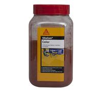 Colorant en poudre pour ciment, chaux et plâtre SIKA SikaCem Color - Rouge - 800g Rouge G