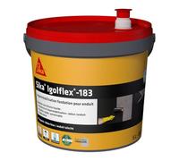 SIKA - Complément d'imperméabilisation des fondations - Sika Igolflex-183, Noir - Revêtement sans bitume liquide - Protection des murs de fondation - Prêt à l'emploi - Pulvérisable - 5L