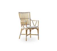 Sika-Design Monique Chaise de Café avec Accoudoirs Blanc