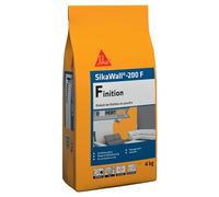 SIKA - Enduit de lissage et de finition en poudre - SikaWall-200 F blanc - Murs et plafonds intérieurs - Rendu extra-fin - 1 sac pour 4 m² - 4 kg