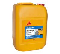 SIKA - Hydrofuge de Masse Liquide - SikaCem Blanc - Pour bétons, mortiers et enduits - Améliore la résistance chimique - Dosage facile - 20L