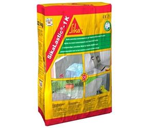 SIKA LASTIC-1K Mortier de ciment monocomposant fibreux renforcé 20 kg imperméabilisation balcons terrasses réservoirs de piscine