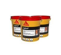 SIKA Lot de 3 collages d'isolant Thermique et Protection des fondations Igakol - Noir - 5kg